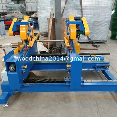 Efisiensi tinggi Double end trim saw panel mesin pemotong kayu melihat Circular Saw