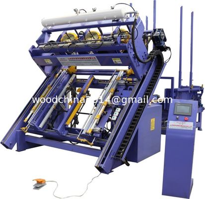 Wood Stringer Palet Block Making Machine, Palet Nailing Machine