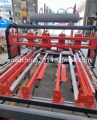 Hot Selling Otomatis Mesin Pembuatan Palet Kayu Eropa Stringer Palet Nailing Machine untuk Ladang dengan Harga yang Kompetitif