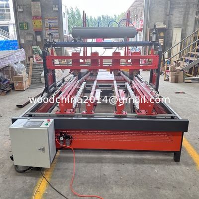 Hot Selling Otomatis Mesin Pembuatan Palet Kayu Eropa Stringer Palet Nailing Machine untuk Ladang dengan Harga yang Kompetitif