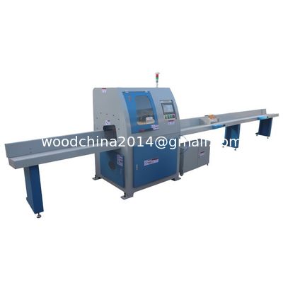 High Speed Timber Otomatis Kayu Potong Saw / Mesin Pemotong Kayu Untuk Palet Kayu