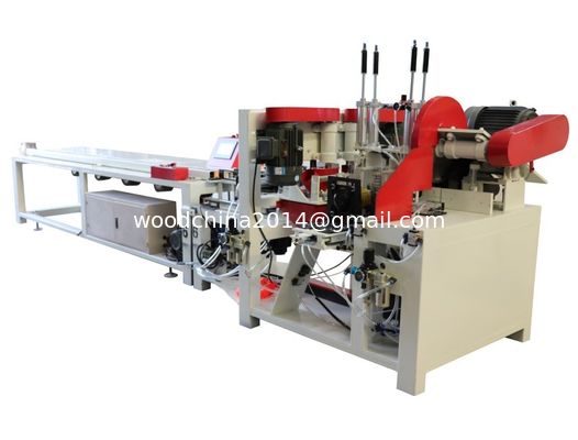 Mesin Pengolahan Kayu Palet Mesin Produksi Garis gergaji Plywood Foot Pier Cutting Machine Untuk Memotong Dan Nailing