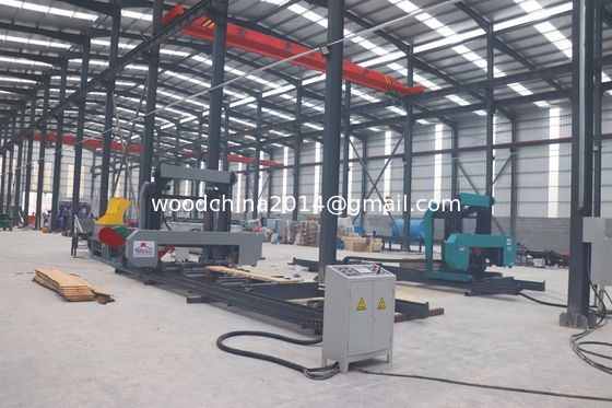 40' MJ1000 Diesel Portable Sawmill untuk Pengolahan Kayu di Daerah Terpencil