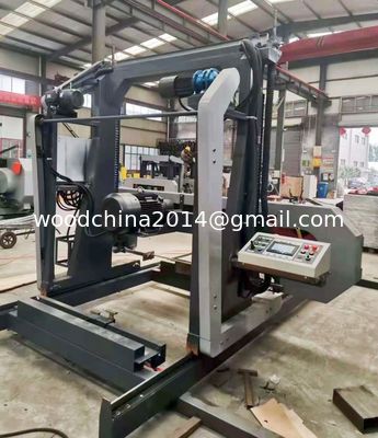 China Pabrik menjual Horisontal Kayu Portable Band Saw Sawmill Log Sawing Machine