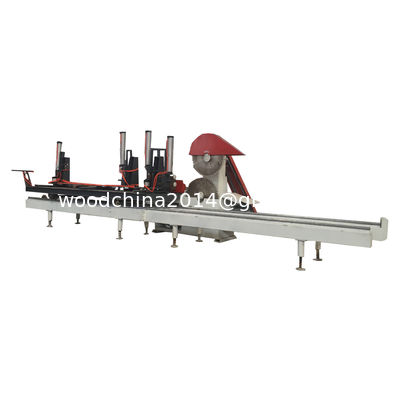 CT3000 Mesin pemotong kayu multi blade circular saw multi rip saw, Twin Blades Circular Sawmill untuk dijual