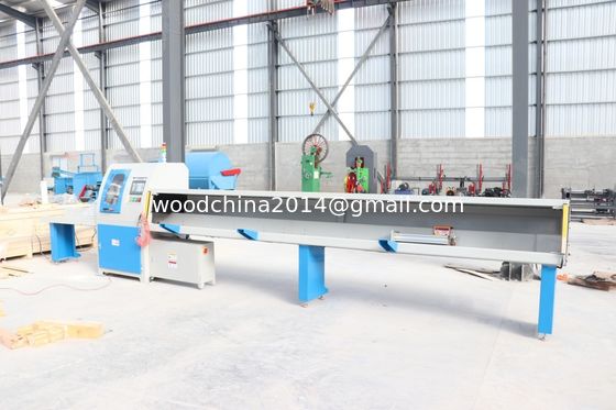 Mesin gergaji pemotong kayu CNC otomatis kecepatan tinggi untuk palet kayu