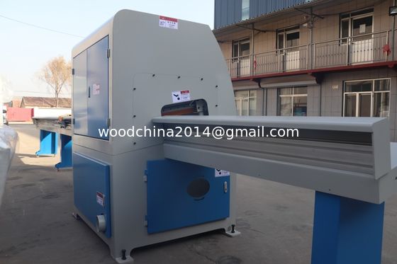 Mesin Palet Kayu otomatis Papan Potong Mesin gergaji Siemens PLC layar sentuh