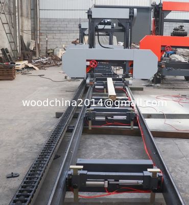 40' MJ1000 Diesel Portable Sawmill untuk Pengolahan Kayu di Daerah Terpencil