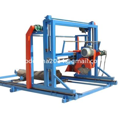 Double Swing Blades Angle Circular Sawmill Untuk Pemotongan Kayu Log Kayu 300mm X 210mm