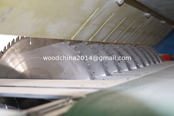 Multi Blade Palet Block Cutting Saw Machine Otomatis Multiple Euro Palet Kayu Block Cutting Saw Machine