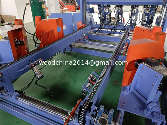 Tray Corner Cutter Kayu Palet Corner Cutting Machine Mesin gergaji disk melingkar