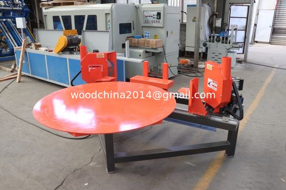 Tray Corner Cutter Kayu Palet Corner Cutting Machine Mesin gergaji disk melingkar