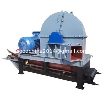 Output tinggi Kapasitas besar penanganan berbagai Kayu Disc Chipper Wood Crusher Cabang Shredder
