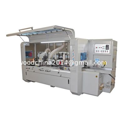 High Output 4 Side Wood Planers Peralatan Moulding Pengerjaan Kayu Cepat Untuk Lantai Kayu