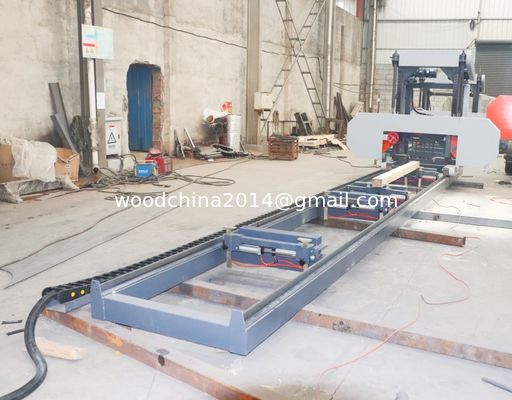 Portable Wood Cutting Band Saw Sawmill Horizontal Wood Band Saw Machine Untuk Wood Working Band Saw Untuk memotong kayu
