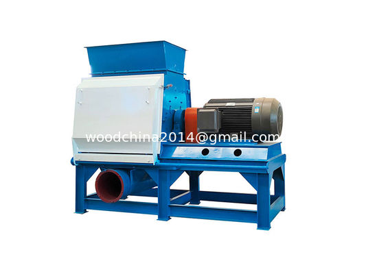 Wood Chipper Mesin penghancur serbuk kayu dengan pengumpul serbuk kayu untuk pelet kayu