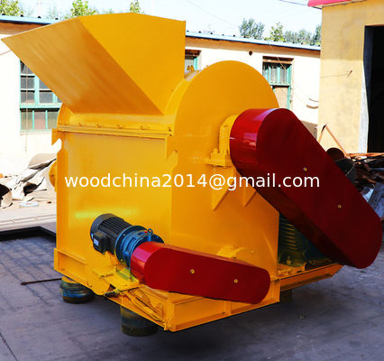 Woodworking Wood Chips Crusher / Wood Shredder / Wood Chip Sawdust semua dalam satu mesin