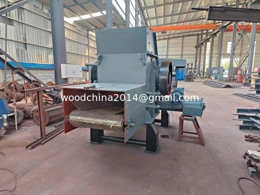 Woodworking Wood Chips Crusher / Wood Shredder / Wood Chip Sawdust semua dalam satu mesin