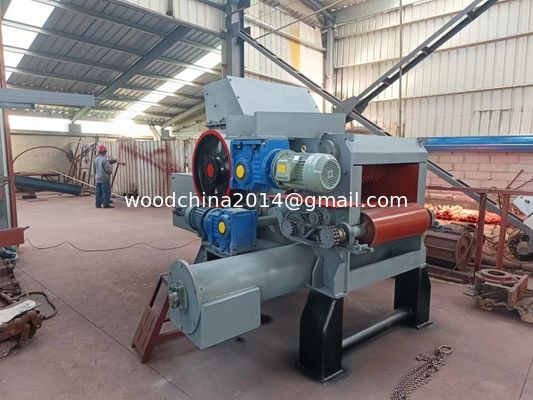 Woodworking Wood Chips Crusher / Wood Shredder / Wood Chip Sawdust semua dalam satu mesin