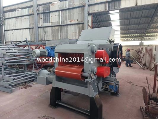 Woodworking Wood Chips Crusher / Wood Shredder / Wood Chip Sawdust semua dalam satu mesin