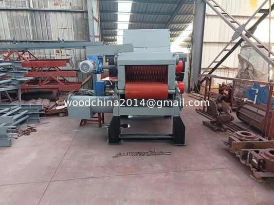 Woodworking Wood Chips Crusher / Wood Shredder / Wood Chip Sawdust semua dalam satu mesin