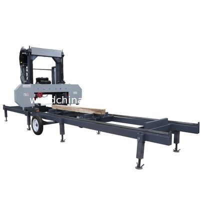 Portable Wood Cutting Band Saw Sawmill Horizontal Wood Band Saw Machine Untuk Wood Working Band Saw Untuk memotong kayu