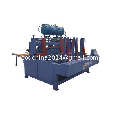 Voltage 3 Fase atau sesuai kebutuhan pelanggan Otomatisasi European Pallet Legs Nailing Machine