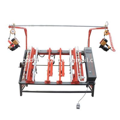 Pneumatic USA Tipe Pallets Kayu Nailer Kayu Palet Membuat Mesin Stringer Kayu Palet Nailing Mesin
