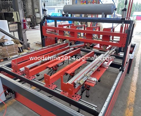 Semi Otomatis Horisontal Kayu Stringer Palet Membuat Mesin Palet Nailing Mesin