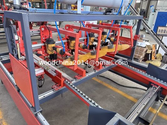 Semi Otomatis Horisontal Kayu Stringer Palet Membuat Mesin Palet Nailing Mesin