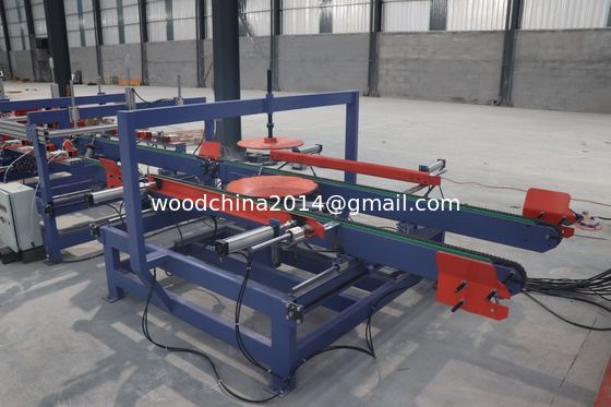 500Pallets/Day Otomatis Euro Kayu Palet Membuat Kayu Palet Produksi Line Mesin