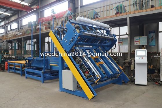 Mesin Pembuat Palet Kayu Stringer Pallets Nailer Palet Kayu Nailing Machine sepenuhnya otomatis