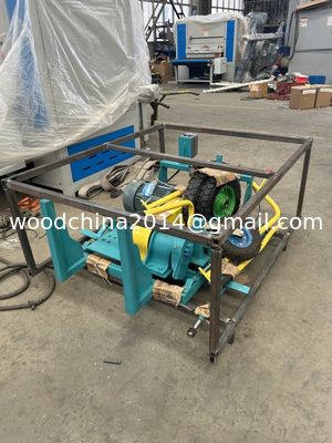 Portable Electric / Gagoline Wood Slasher Big Chain Saw Crosscut Saw Untuk Log Diameter 2,4 Meter