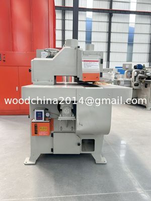 Tinggi Precision Bottom Rip Saw Single Blade Straight Line Rip Saw Tepi gergaji Max 100mm