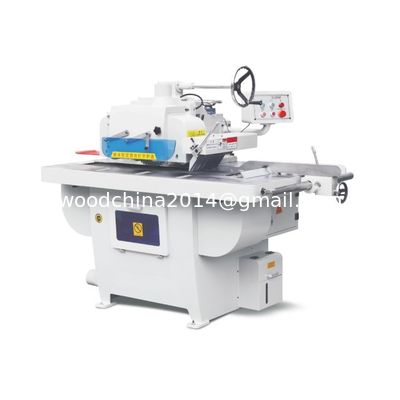 MJ153 Pengerjaan Kayu Automatic Feeding Single Straight Line Single Kayu Rip Saw Mesin