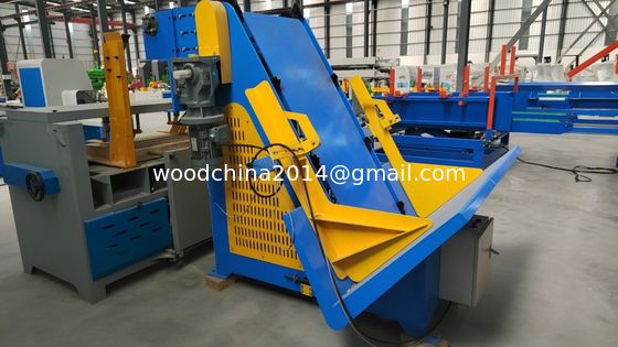 Automatic Double Head Wood Pallet Notcher dengan Sistem Pemanfaatan Otomatis untuk Pabrik Palet