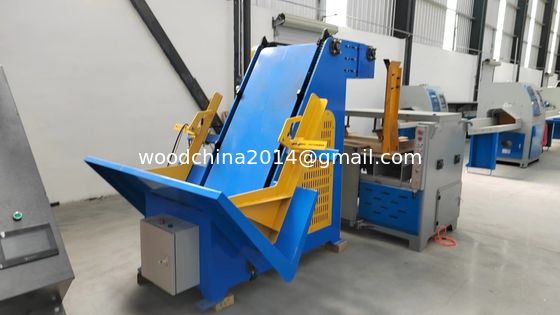 Double Wood Pallet Notcher dengan Sistem Pakan Otomatis