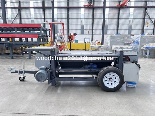 Mobil kayu pallet pemisahan gergaji kayu Tray pallet pemotongan Pembagian mesin daur ulang