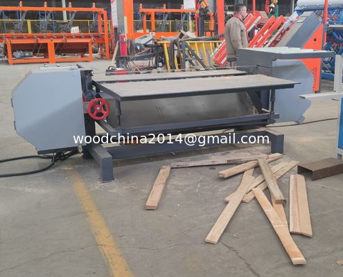 Mobil kayu pallet pemisahan gergaji kayu Tray pallet pemotongan Pembagian mesin daur ulang
