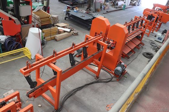 Log Cutting Band Sawmill Twin Vertical Band Saw Machine Twin Bandsaw Sawmill Line