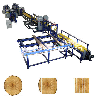 Otomatis Vertikal Twin Blade Saw Bandsaw Mill Mesin Untuk Mesin Woodworking Sawmill