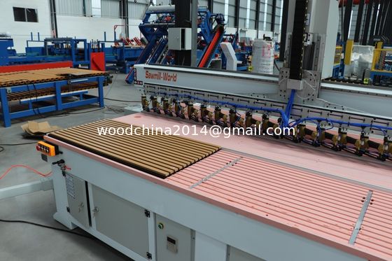MDF Panel Tembok Langit-langit Proof Suara Disesuaikan 2400-3000mm Panel Akustik Nailing Mesin