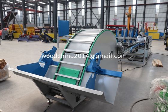 Mesin Pengerjaan Kayu Hidrolik Otomatis Kayu Palet Kayu Stacker Stacking