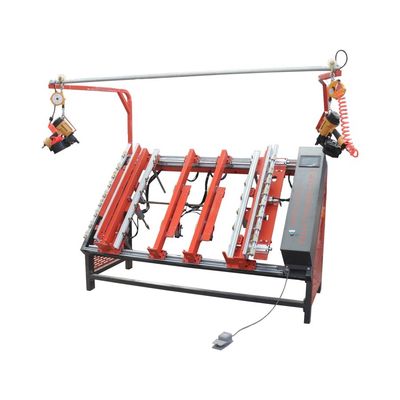 Mesin Pembuat Palet Stringer Kayu Pallet Pneumatico PT-1700 Meja Paku Pneumatik Universal