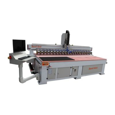 Mesin Paku Panel Akustik Alur Lebar SHDJ3000 untuk Produksi Panel Dinding Kayu Berlapis
