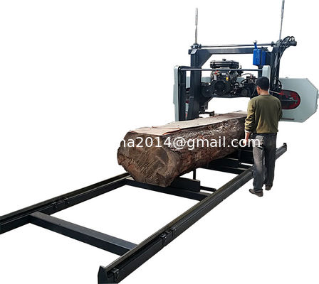 40' MJ1000 Diesel Portable Sawmill untuk Pengolahan Kayu di Daerah Terpencil