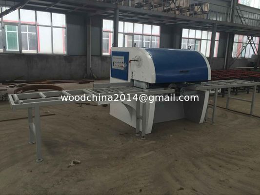 Double Spindle Multi Blade Rip Saw Machine For Log Planks Cutting