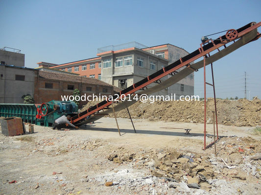 12 Meter Outlet Conveyor Panjang Wood Crusher untuk kebutuhan produksi skala besar