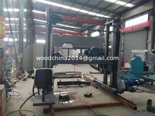 Horizontal Wood Slab Mill Bandsaw Besar 2500mm Max. Log Diameter,Big Cutting Wood Log Bandsaw Mesin