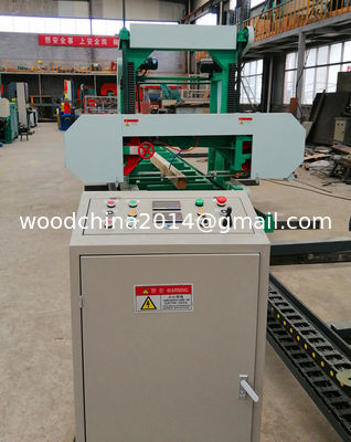 1000mm 1300mm Wood Portable Sawmill Electric Horizontal Bandsaw Band Saw Mill dengan pengumpanan inverter